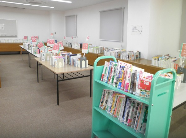 ⑤封鎖区画の図書が返却されたときは、この部屋に並べるようにしていました。